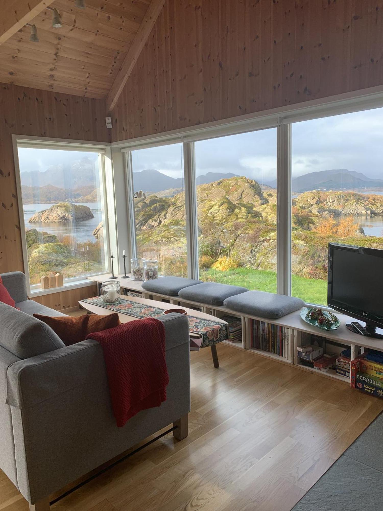 Unique private cabin in Lofoten Leknes Extérieur photo