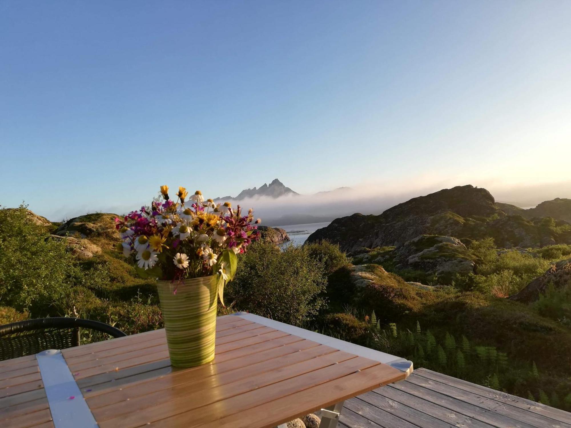 Unique private cabin in Lofoten Leknes Extérieur photo